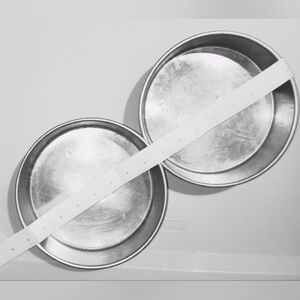 Pie Pans - Set of 2 -  Vintage Aluminum 7" Upper Diameter 6.5" Lower Diameter